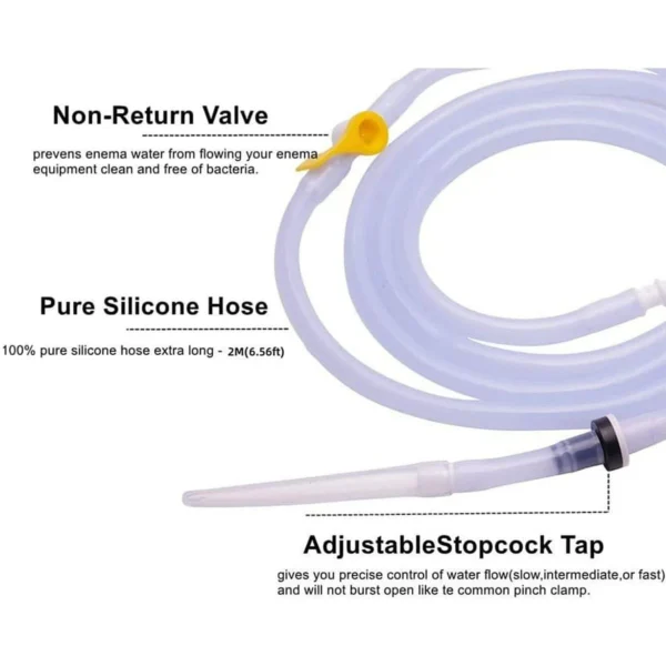 Healing Enema Kit | Medical Grade Silicone | 2 Litre - Image 3
